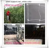2015 hot selling HDPE plastic square hole cucumber plant support net/pea climbing net
