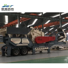 New high efficiency mobile cone crusher