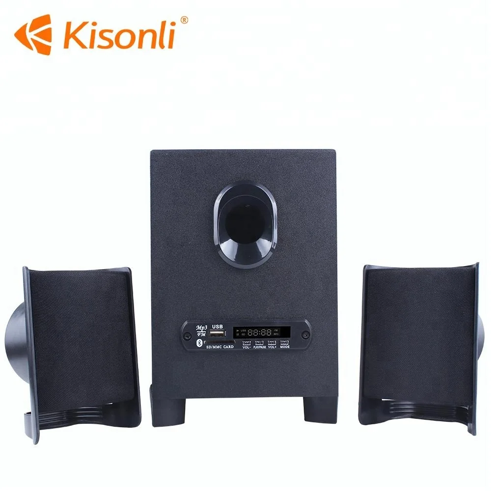 Kisonli High Quality Multimedia Digital USB PC Speaker System Bluetooths AC Powered 2.1 - ANKUX.COM