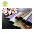 100% Recycled 40 / 50 / 70 Brown Gsm Kraft Paper Roll For Gift Wrapping And Flower Clutch Bag