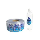 Custom private soft drink bottle label fruit juice label adhesive sticker