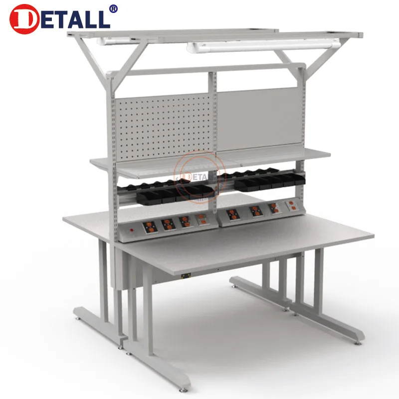 Detall Lab Work Bench With Electronic Socket For Person Buy Lab