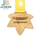 wholesale metal Canada maple leaf forest running victory medal