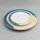 China factory supply pearl net flower miamines disk 100% melamine meal plate customization