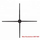 programmable support WIFI 4 blades hologram fan usb led machine 3d holographic display
