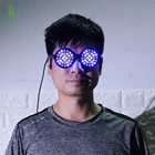 Halloween Multi Color Strobe led flashing glasses rave glasses For Bar Nightclub Dance Party Supplies Decoration led glasses