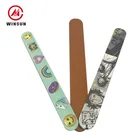 2019 Hot Selling Custom Make Your Own Logo Slap Band Silicone Rubber Snap Bracelets