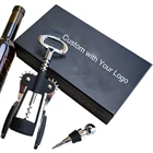 Set Corkscrew Set ShenZhen Factory Winged Corkscrew Set With Stopper