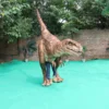 Realistic hidden legs animatronic dinosaur costume for adult