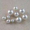 High Quality White Pearl Ball Button for Sweaters Women-Dresses Metal Leg Pearl Button Factory Cheap Price