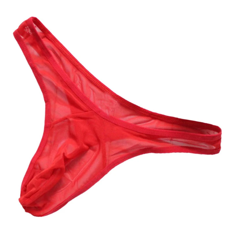 excellent quality 2015 Newest Fashion Men's Sexy Summer Sexy Mens Transparent Gauze T-Back Underpants Underwear