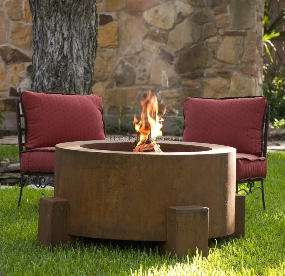High Quality Metal Fireplace Accessories Corten Steel Fireplace