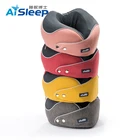 2019 Trending Amazon Aisleep Memory Foam Car Neck Headrest Travel Pillow Hoodie Scarf Travel Pillow with Cap