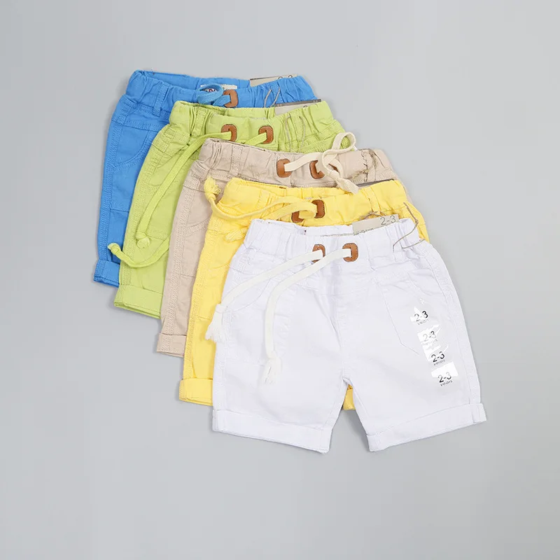 Wholesaler YD7030european summer cotton candy color boy sport shorts