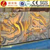 Transparent Yellow Dragon Onyx With Pink Veins Book Match Marble Slabs And Tiles