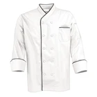 Top Quality Chef Cook Uniform Men's Short Sleeve Coat with Double Breasted Button