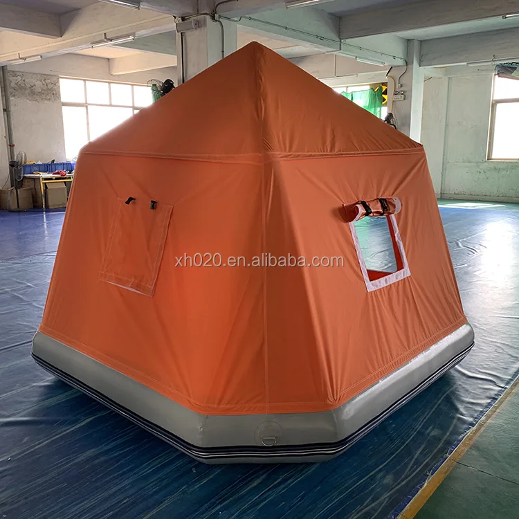 floating raft tent