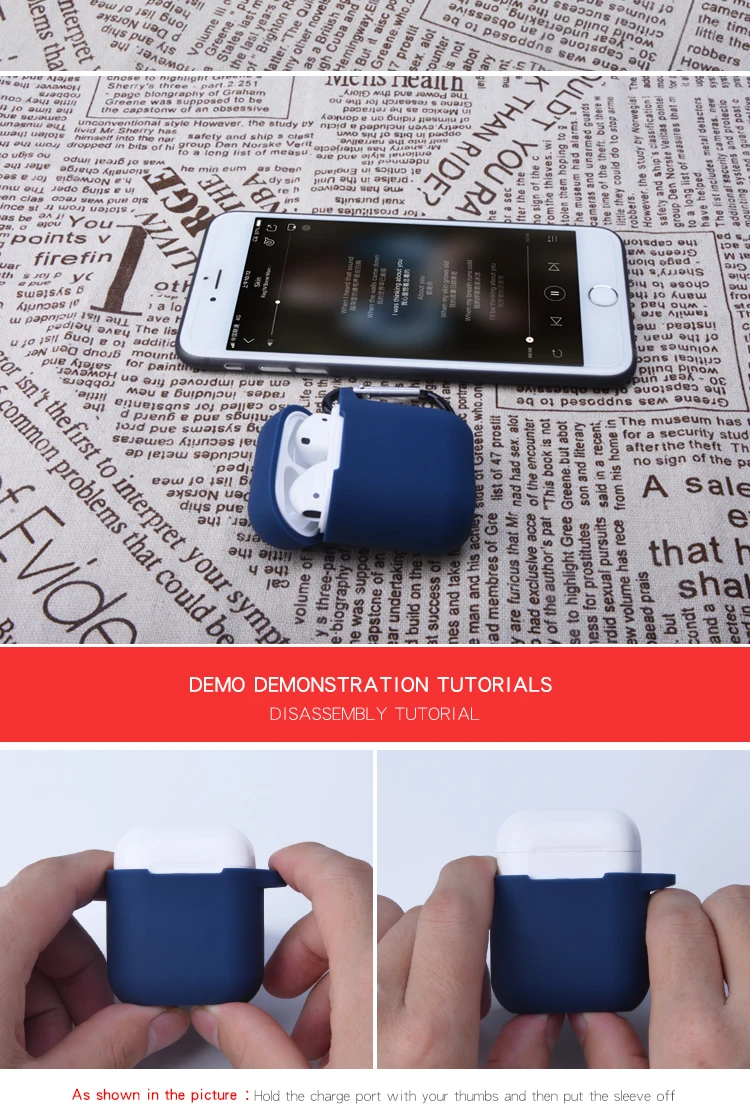 Soft Silicone Case For Air pod Shockproof Cover For Air Pod Earphone Cases Slim TWS Earphone Protector Case - ANKUX.COM