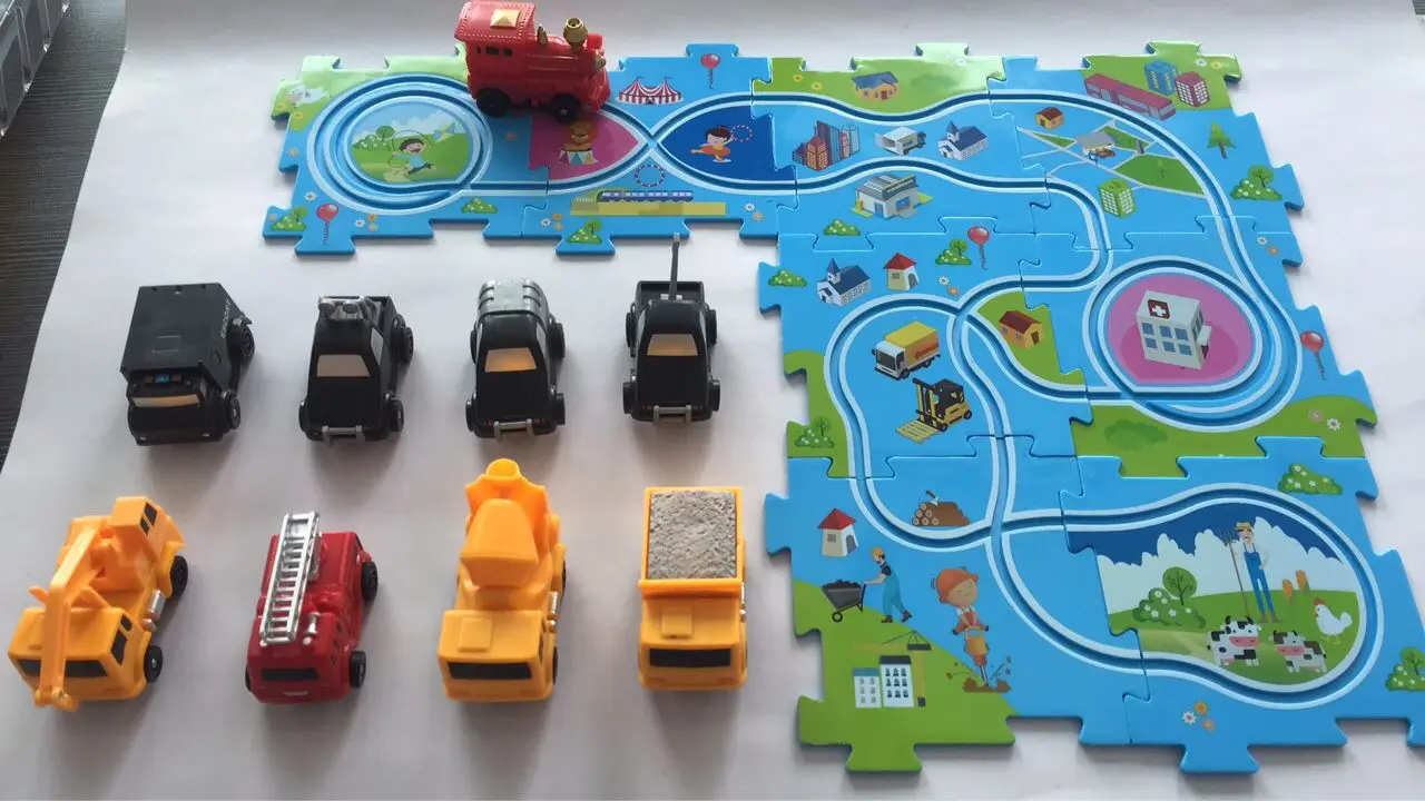 battery powered car track