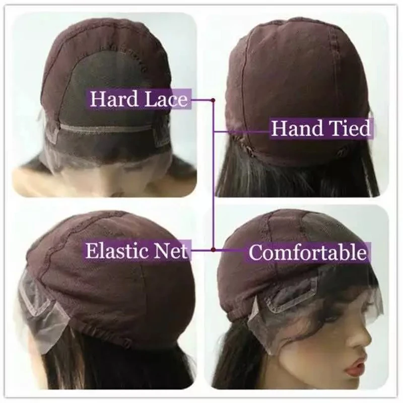9A deep 4*4 Good supplier brazilian lace deep wave wig human hair