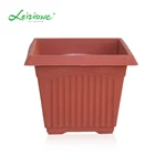 Leizisure Clay Terracota Texture Plastic Small to Large Cheap Engraving Plant Pot Flowerpot