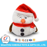 christmas gifts plastic electric singing santa christmas snowman
