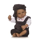 Custom made cheap realistic lifelike black best realistic baby doll