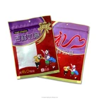 Food industry custom ziplock plastic packaging bags for dried fruit with clear window