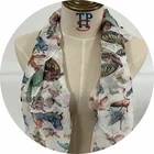 butterfly printed silk scarf scarves 10MM sikl georgette in stock