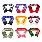 wholesale knitting soccer knitted scarf acrylic fan poland custom football scarves
