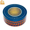 Food-safety Round Chocolate Tin Can With Flush Appearance, Customized Metal Box for Mints,Candy, Confectionary Storage