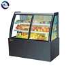 Commercial supermarket food modern glass frigerated cake display cases cabinet