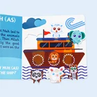 Short run printing for children's board book with vinyl sticker
