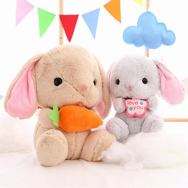 2017 new cute lop rabbit plush toys