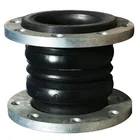 Rubber Double Sphere PN 16 / 48 Bar EPDM / NBR / Neoprene Rubber Flexible Joint