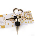 Hot Sale Wedding Favors Heart Shaped Stopper For Wine Bottle