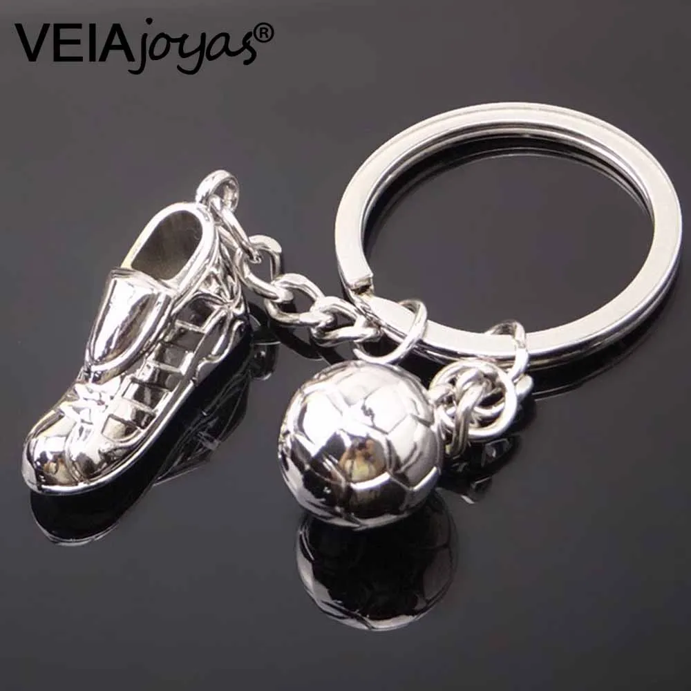 Unique-Soccer-Shoes-Football-Ball-Stainless-Steel-Metal-Keychain-Key-Chain-Ring-Gift (2)