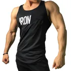 2018 New mens custom gym tank top breathable vest