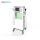 Stationary 7 pcs handles Oxygen jet facial care machine
