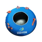 Hot sale winter PVC circle snow tubing signal OEM inflatable snow tube