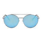Polarized Sunglasses Blue Vintage Glass Unisex Polarized Sunglasses Blue Lens