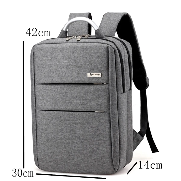 Multifunction unisex aluminum handle school day backpack business laptop backpack bag