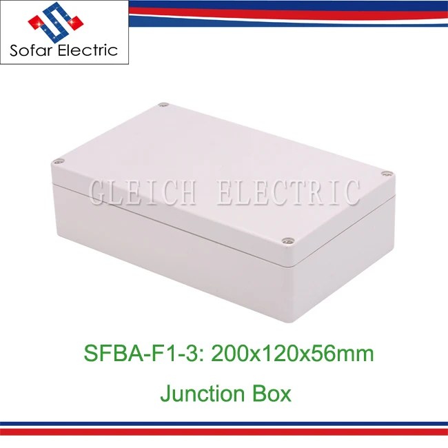 200x120x56mm IP65 Waterproof Plastic Cable Junction Box