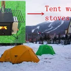 Outdoor BBQ&Tent camping stove,Wood burning stove,wood heater with water jacket