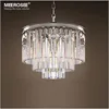 MEEROSEE Lighting American Crystal Ceiling Pendant Light Vintage Hanging Lamp MD2949