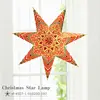 New Product Arrival Pattern Hanging Paper Star Lantern For Wedding Decoration