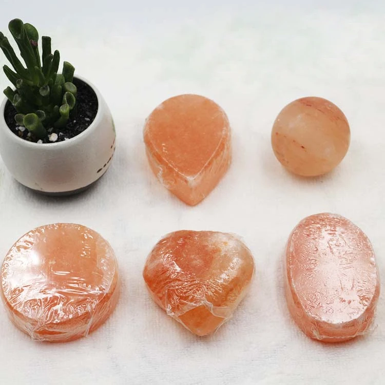 round bath salt soap