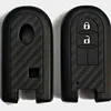 Carbon Fiber Key Cover Silicone Rubber Key Case Fob For Toyota rush