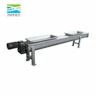 Industrial stainless steel sludge cement shaftless spiral screw auger conveyor price
