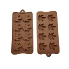 Benhaida Maple leaf Shape Silicone Candy Molds Gummy Chocolate Mold For Cake Decoration